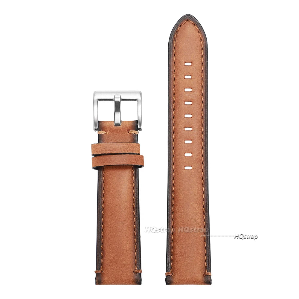 CowLost | product_id-vintage-brown-cowhide-leather-watch-strap-20mm-22mm-24mm-waterproof-quick-release-for-seiko-unisex |12
