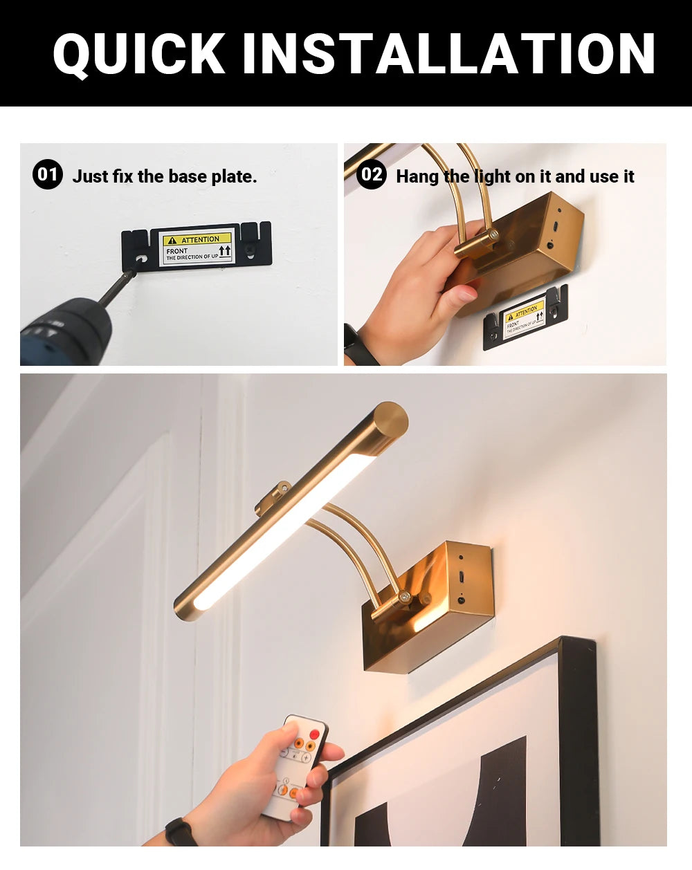 CowLost | product_id-rechargeable-40cm-wireless-led-wall-lamp-with-remote-control-4400mah-battery |14