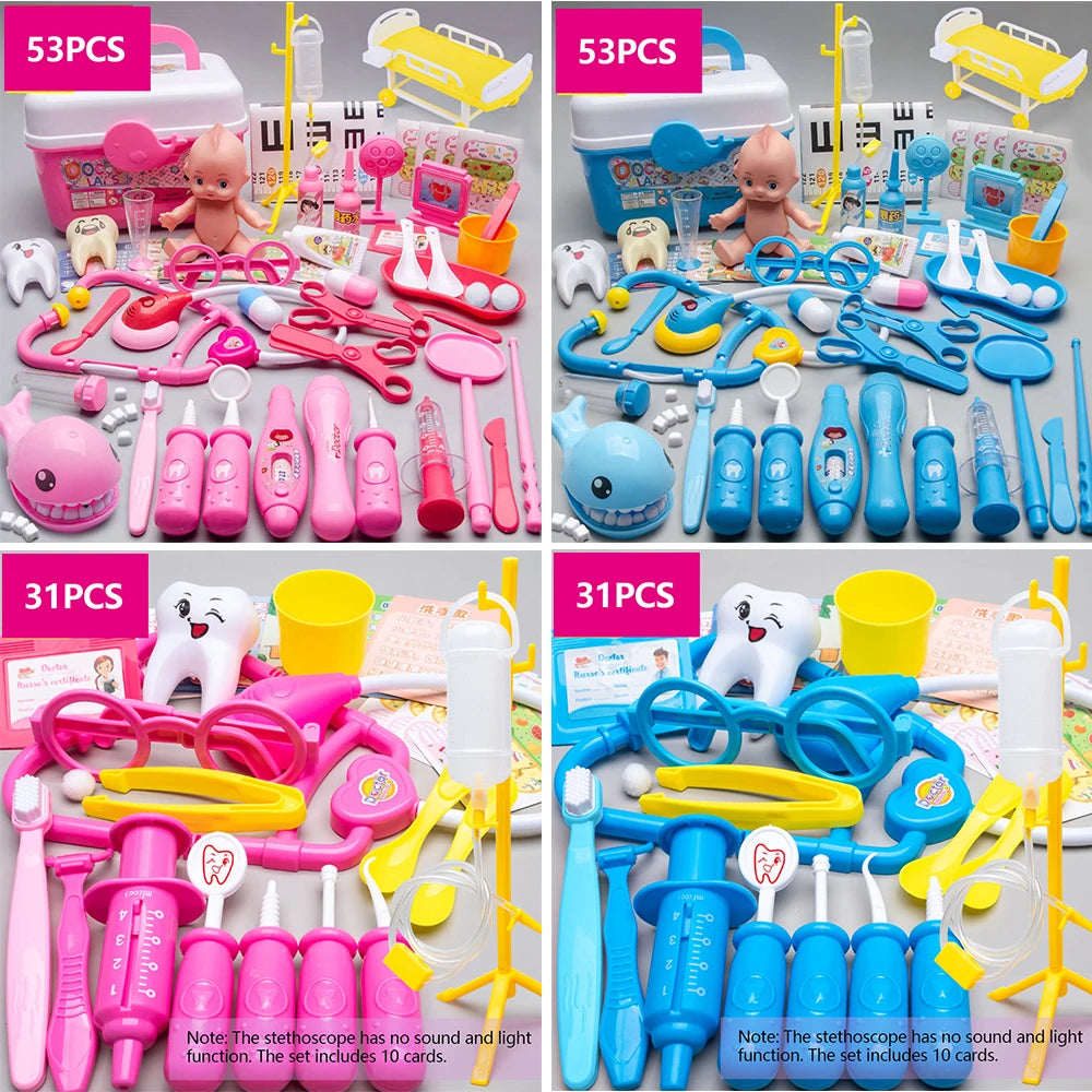 CowLost | product_id-doctor-toys-53-piece-kids-medical-and-dentist-pretend-play-set-educational-gift |6