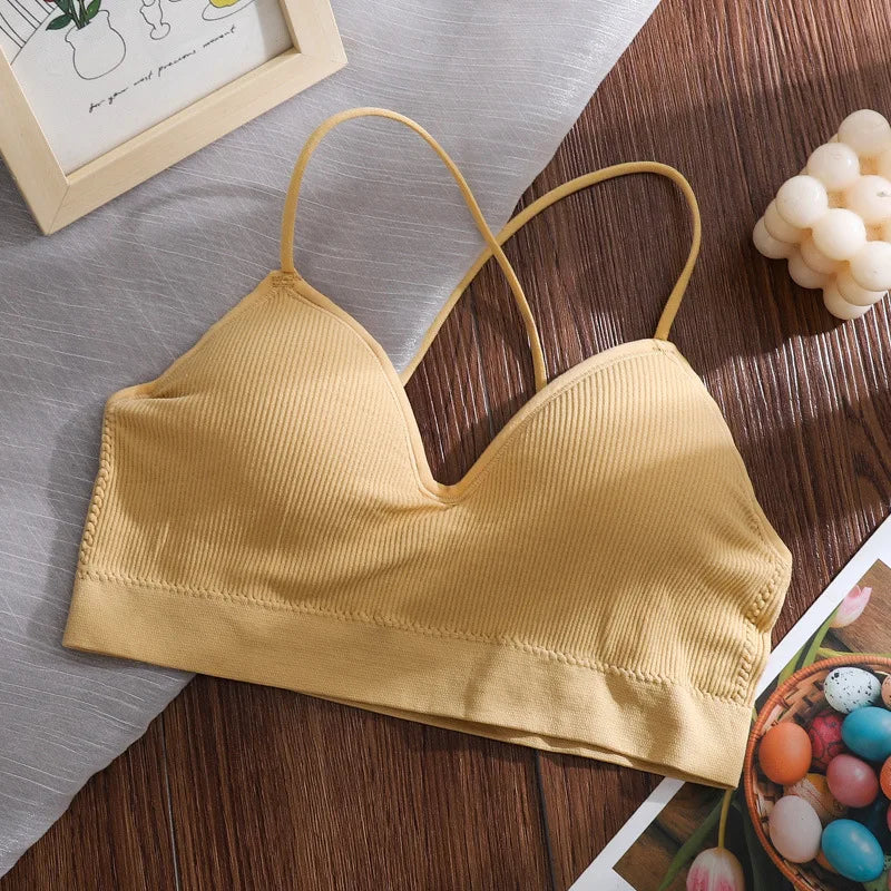 CowLost | product_id-seamless-wire-free-push-up-deep-v-bralette-for-women |14