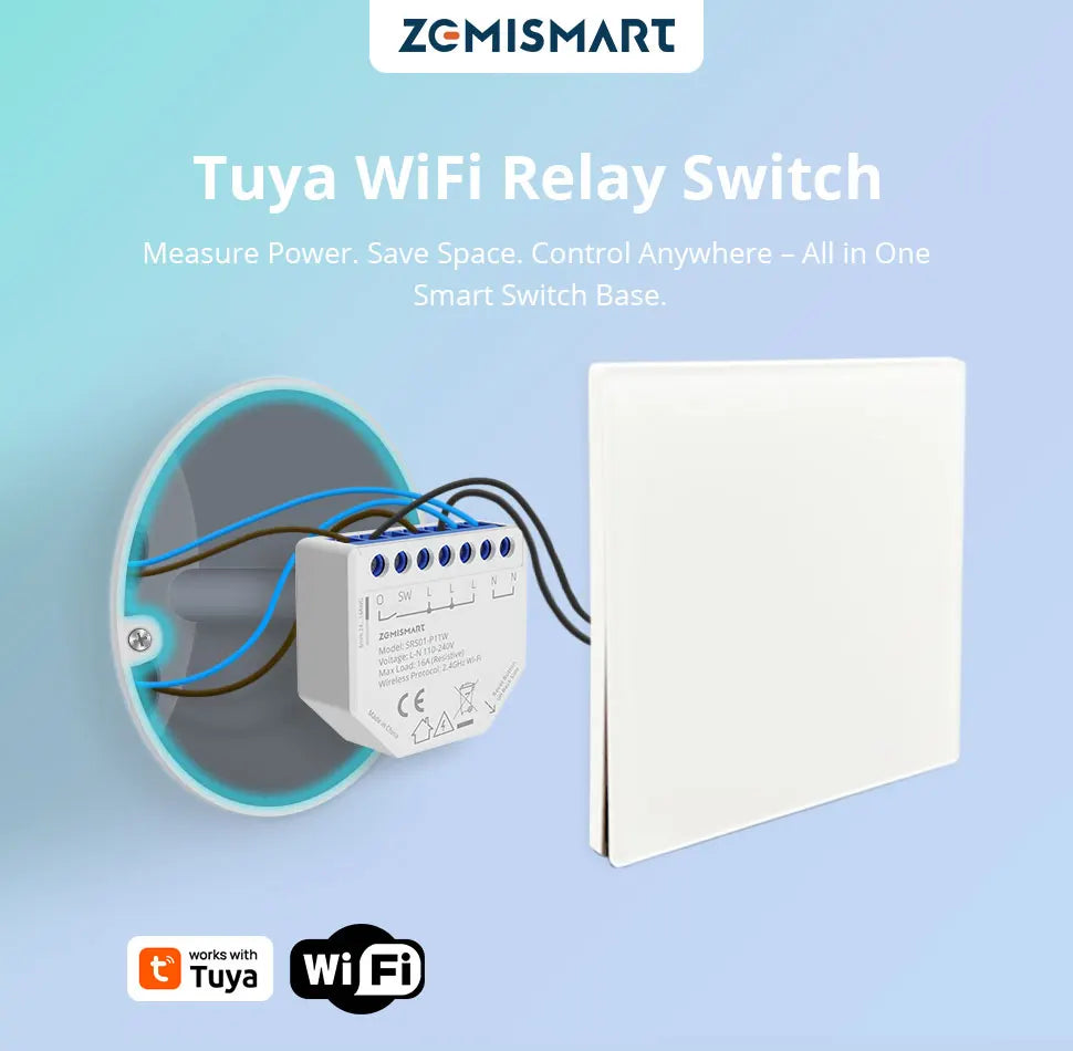 CowLost | zemismart-wifi-smart-mini-inline-switch-16a-1-gang-relay-with-power-monitor |7