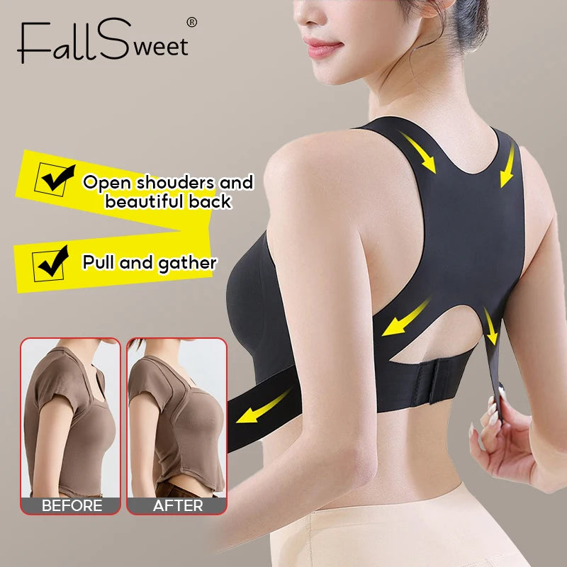 CowLost | product_id-fallsweet-wireless-seamless-push-up-posture-correction-bra-with-cross-back-support-for-women |2
