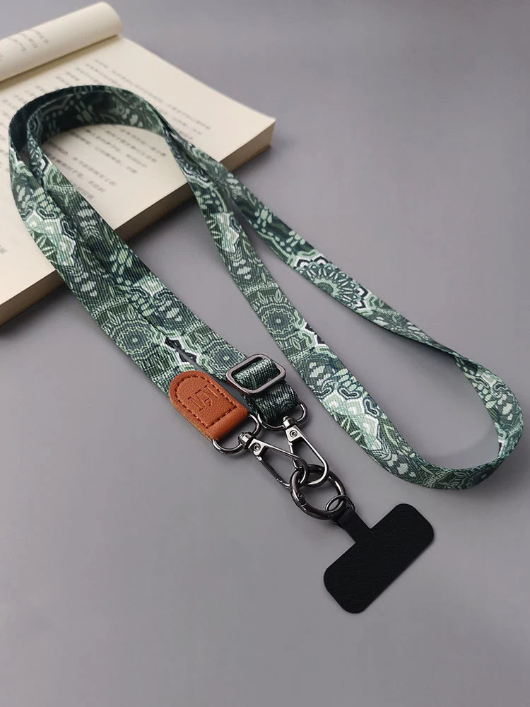CowLost | uncategorized-adjustable-retro-totem-pattern-crossbody-cell-phone-lanyard |15