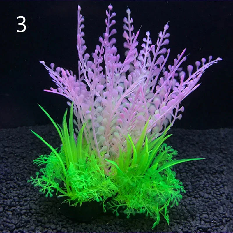 12 Kinds Artificial Aquarium Decor Plants