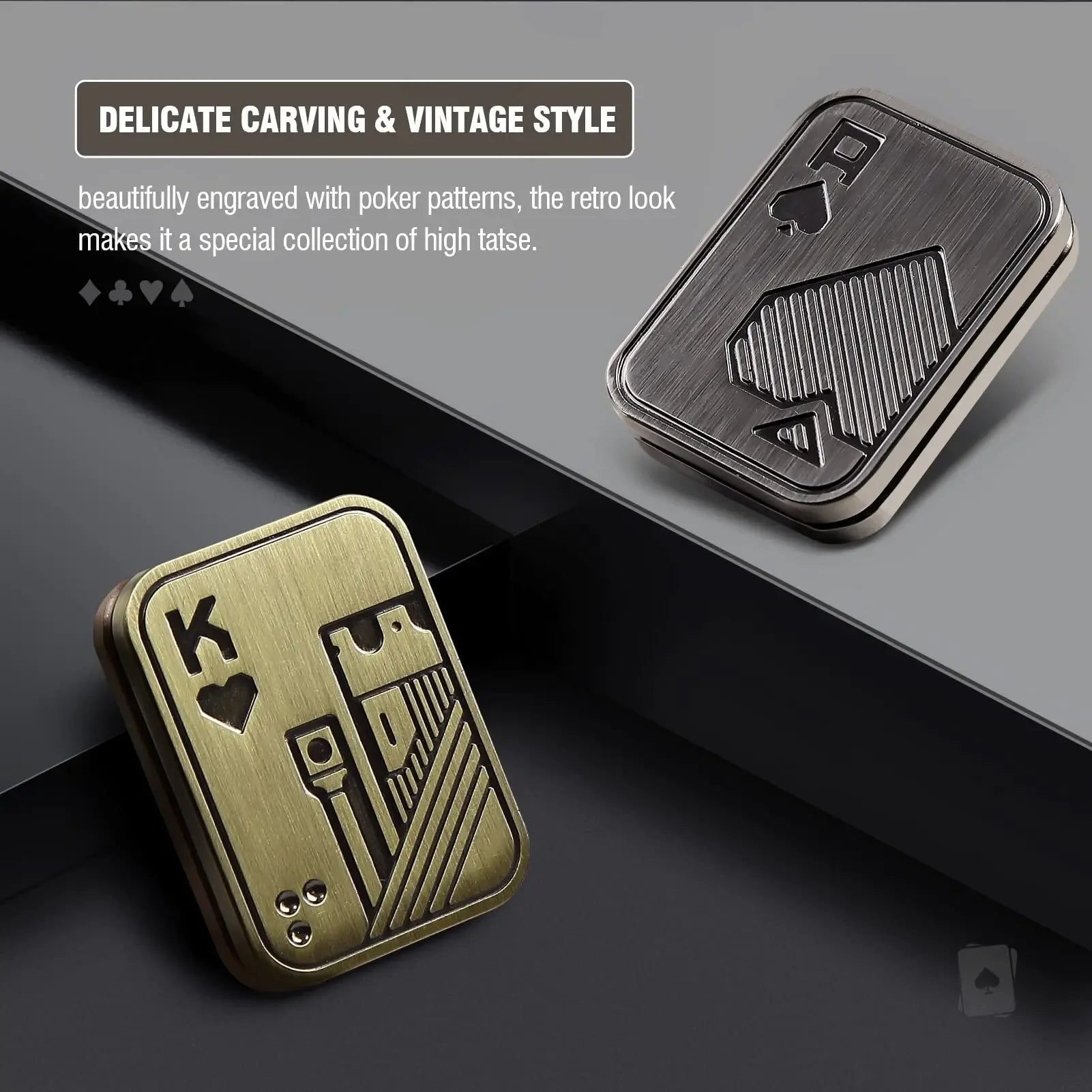 CowLost | product_id-magnetic-metal-poker-card-fidget-slider-stress-relief-edc-coin-toy |10
