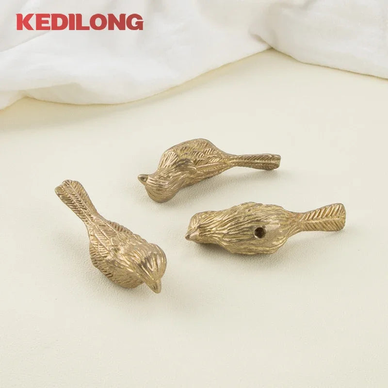 CowLost | kedlo-solid-brass-european-luxury-bird-drawer-knob-furniture |6
