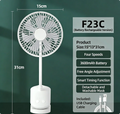 CowLost | product_id-homefish-3600mah-portable-clip-fan-4-gears-quiet-720-rotatable-battery-fan |27