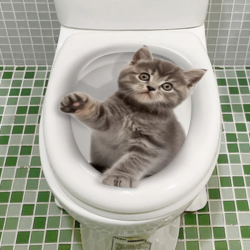 CowLost | vivid-3d-hole-cat-toilet-sticker-home-decoration |1
