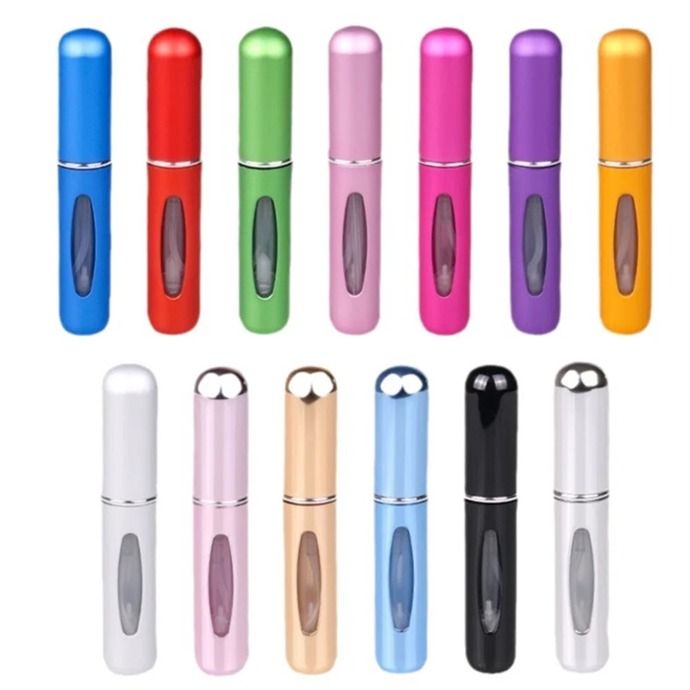 1/5Pcs Travel Perfume Bottle Portable Mini Atomizer Spray Refill Bottle Storage