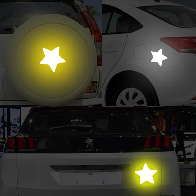 CowLost | product_id-10pcs-reflective-car-bumper-safety-warning-strips-stickers-set |3