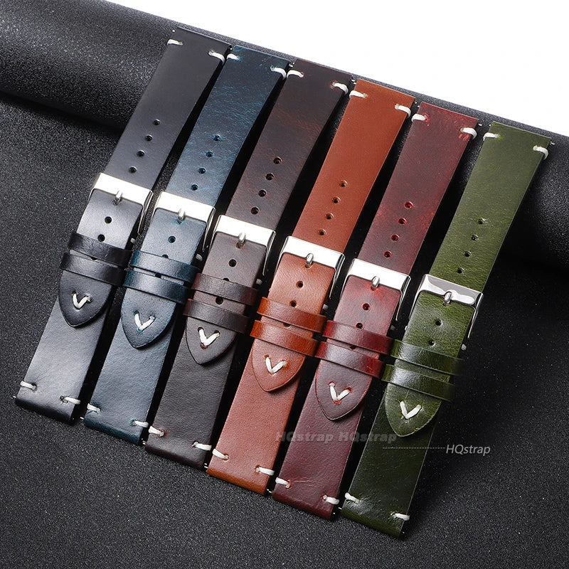 CowLost | watch-bands-product_id-handmade-genuine-leather-quick-release-watchbands-18mm-20mm-22mm-retro-calfskin-strap |2