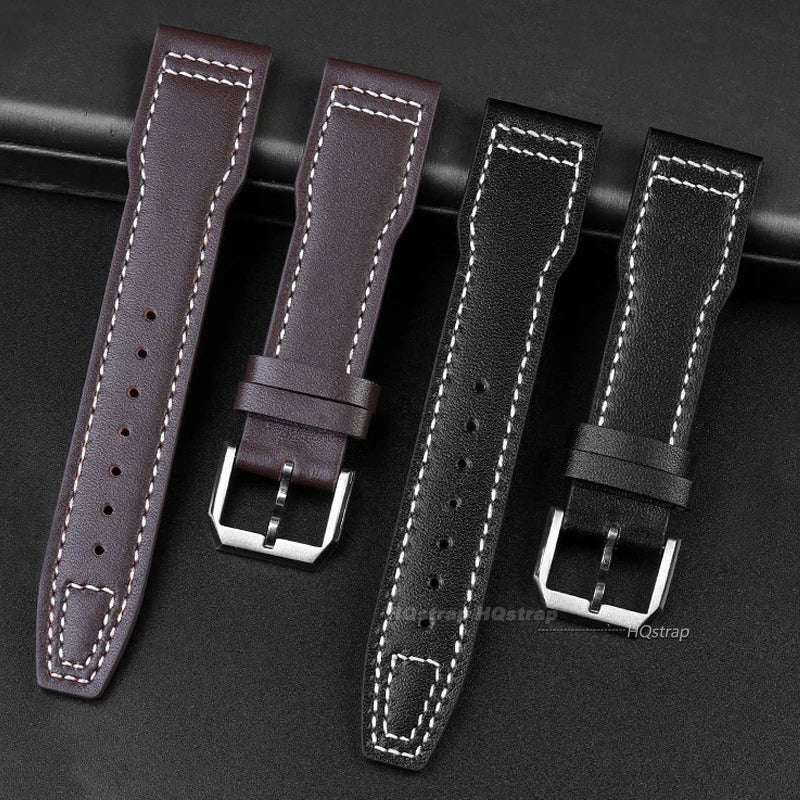 CowLost | bracelets-product_id-20mm-21mm-22mm-cowhide-leather-watchband-for-iwc-pilot-portugieser-portofino-wrist-strap |2