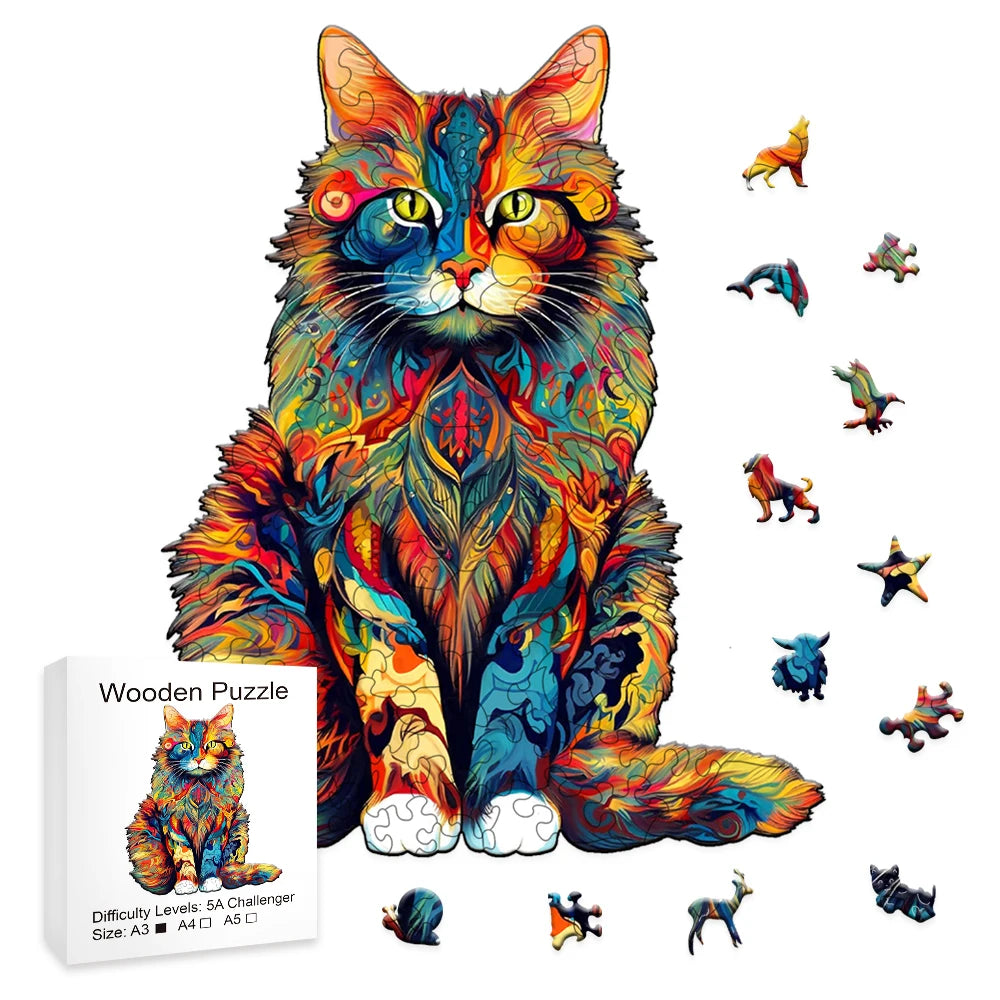 CowLost | product_id-color-changing-cat-wooden-animal-puzzle-high-difficulty-toy |5
