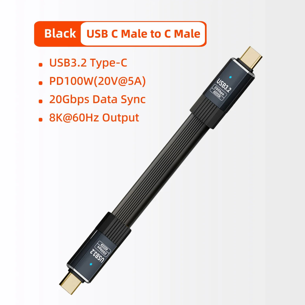 CowLost | product_id-pd-100w-usb-c-to-usb-c-cable-3-2-gen2-20gbps-8k-60hz-for-pc-macbook-ipad-iphone-15-pro-max |18