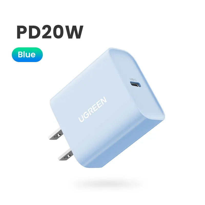 CowLost | ugreen-20w-gan-charger-pd-fast-charger-usb-c-pd3-0-qc3-0-quick-charging |20