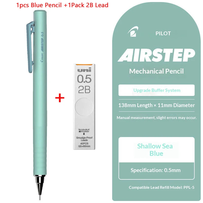 CowLost | product_id-pilot-airstep-has-15-0-5mm-mechanical-pencil-auto-lead-advance-colorful-barrel-stable-writing |39