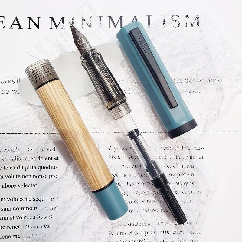 CowLost | product_id-jinhao-wooden-fountain-pen-58-with-replaceable-ink-sac-for-calligraphy |6
