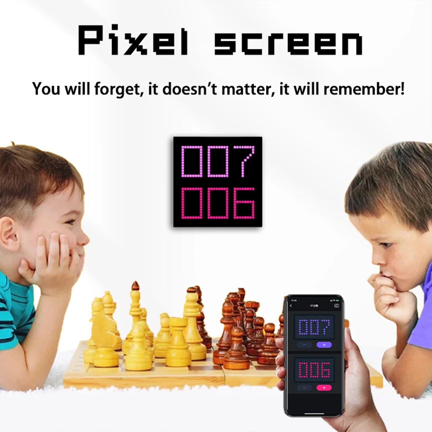 32x32 RGB USB LED Matrix Display Panel with APP Control for Text and Graphics
