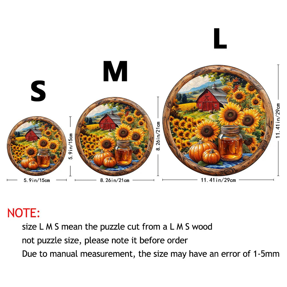 CowLost | product_id-wooden-stained-glass-sunflower-jigsaw-puzzle-for-adults |6