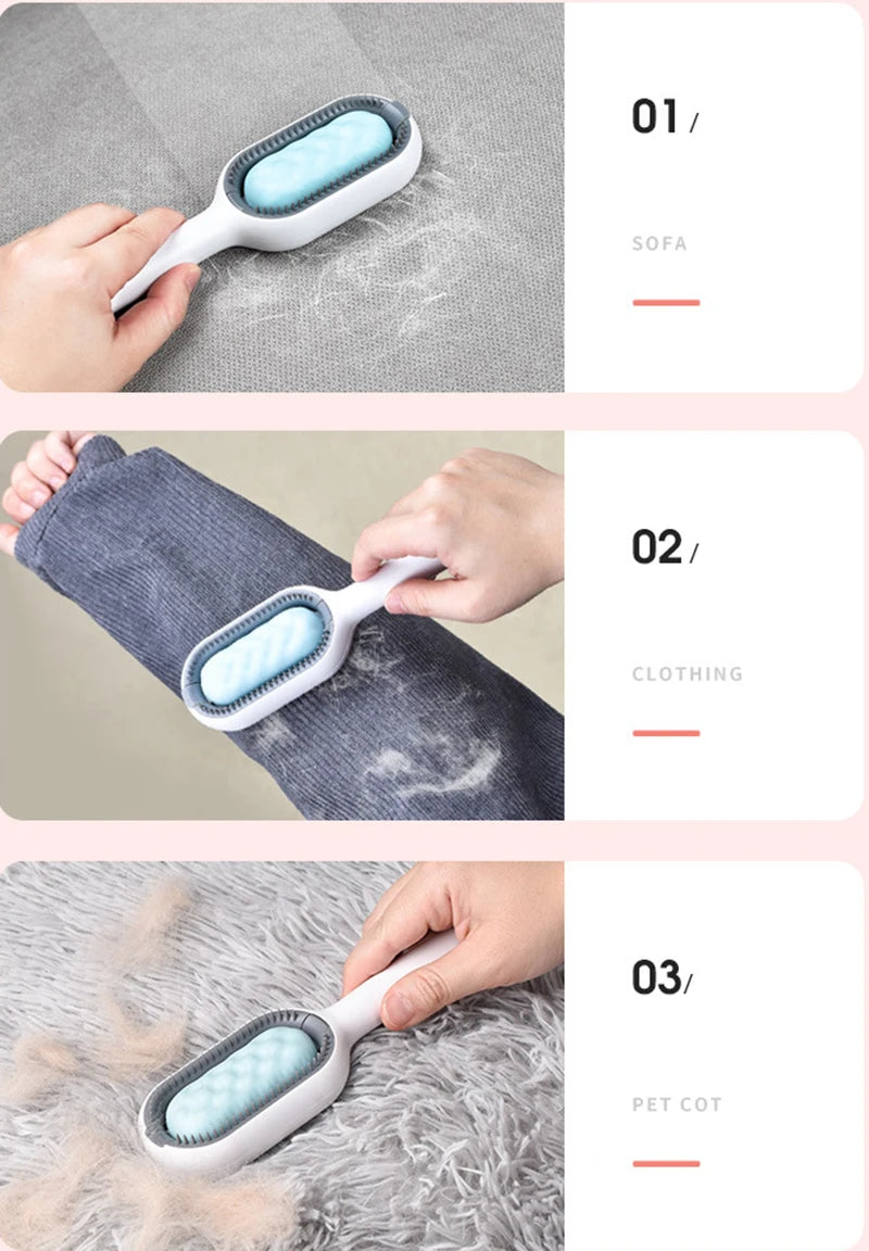 CowLost | pet-beds-double-sided-pet-hair-removal-brush-for-cat-and-dog-grooming |19