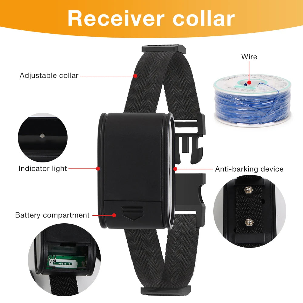 HT-023 Rechargeable Electronic Dog Fence & Training Collar System