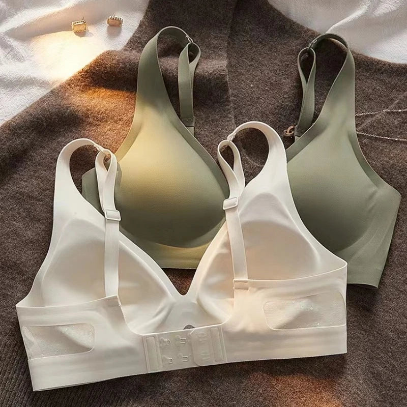 CowLost | product_id-seamless-wire-free-womens-soft-support-bra-breathable-thin-push-up-no-steel-ring |1