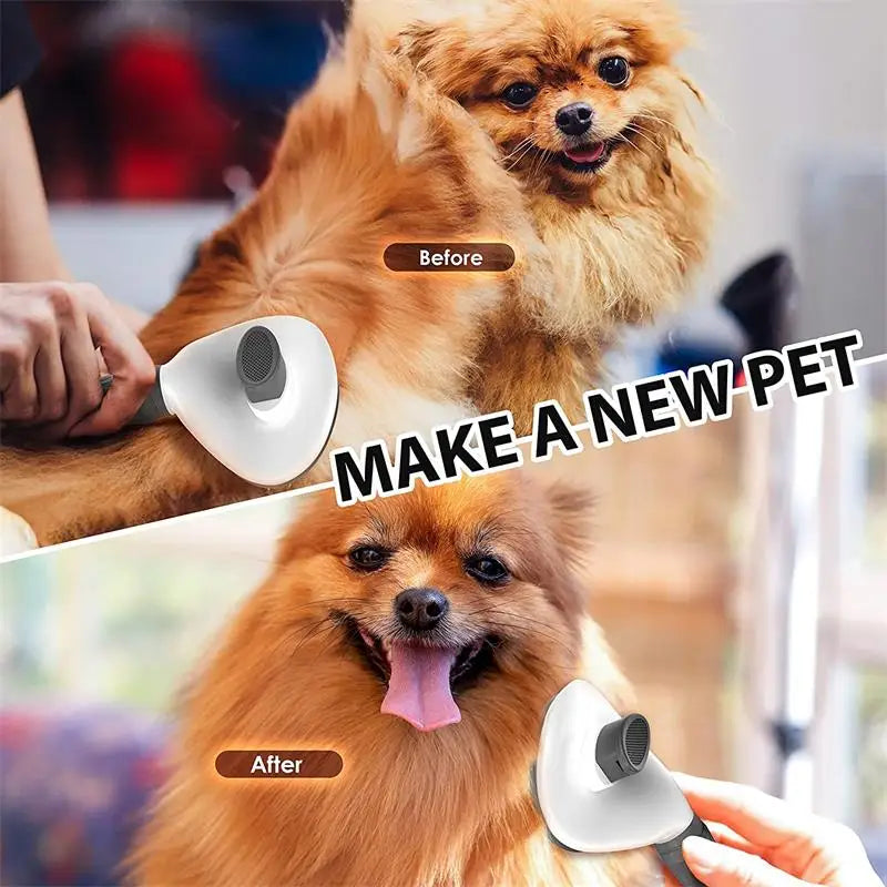 CowLost | tools-pet-hair-removal-comb-for-cats-and-dogs-stainless-steel-grooming-brush |10