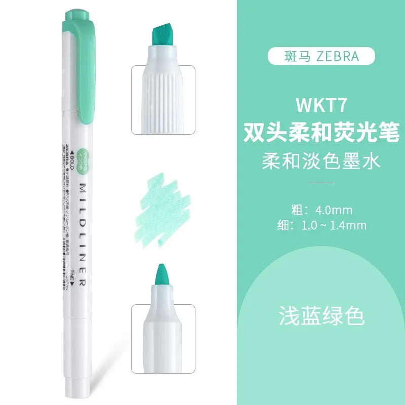 CowLost | product_id-zebra-wkt7-mildliner-dual-tip-highlighter-japanese-stationery-1pc |24