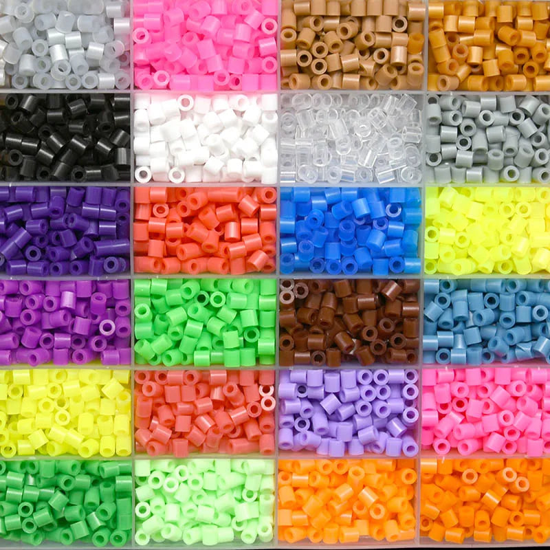 1000PCS 5MM Mixed Color Hama Beads DIY Gift Children's Toy Supplement OPP Bag