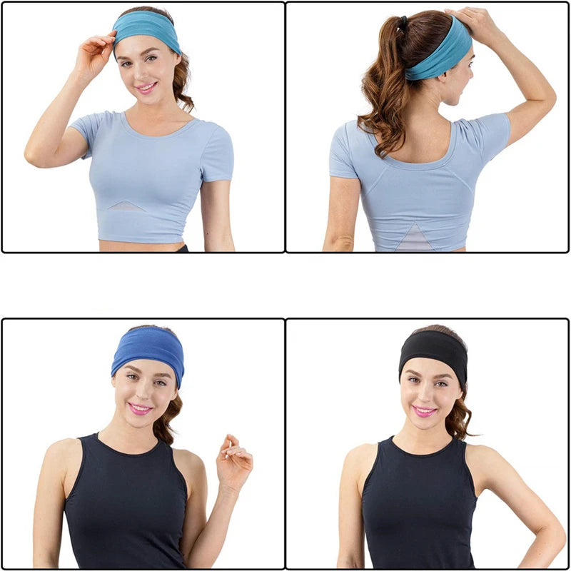 CowLost | women-headband-turban-solid-color-elastic-hair-bands |2