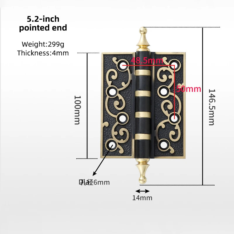 CowLost | kedlo-european-classic-luxury-door-brass-6-5-inch-adjustable-hinge |14