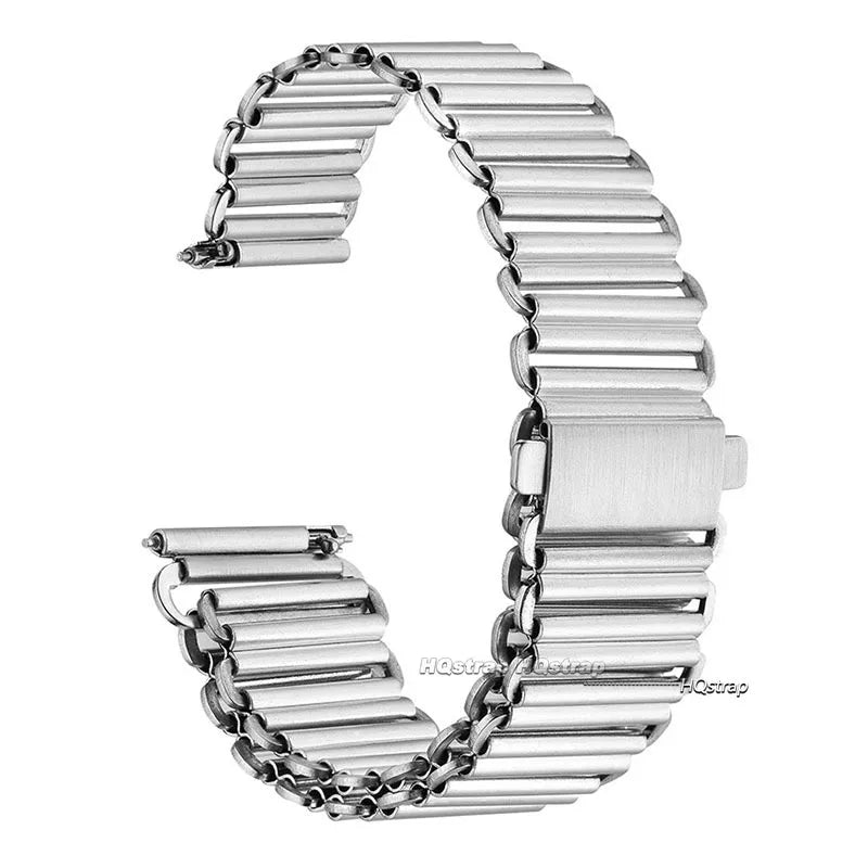 20mm 22mm Stainless Steel Bonklip Watchband Quick Release Universal Strap