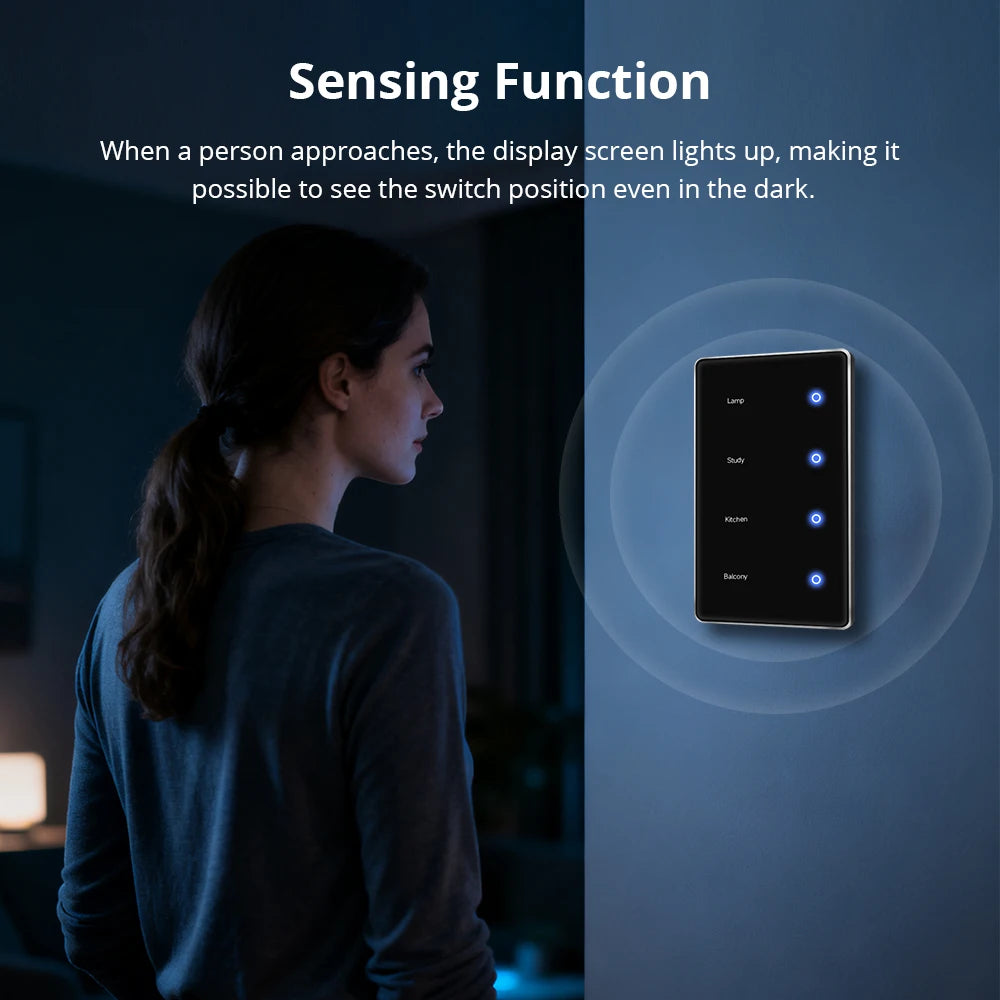 CowLost | seasonal-holiday-decorations-zemismart-zigbee-smart-diy-name-black-panel-touch-light-switch-us-type-neutral-required |4