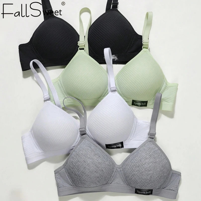 CowLost | product_id-fallsweet-womens-wireless-seamless-push-up-3-4-ab-cup-bra |1