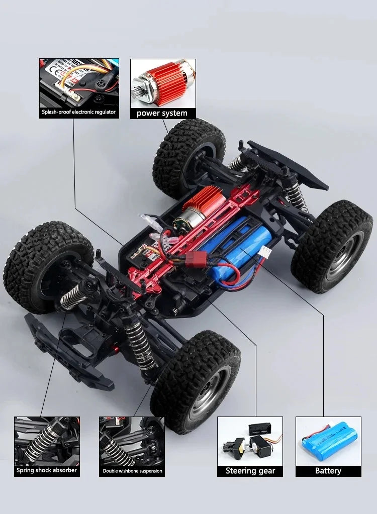 CowLost | fencing-barriers-beibao-1-16-rc-car-16103pro-50km-h-4wd-brushless-motor-off-road-truck |26
