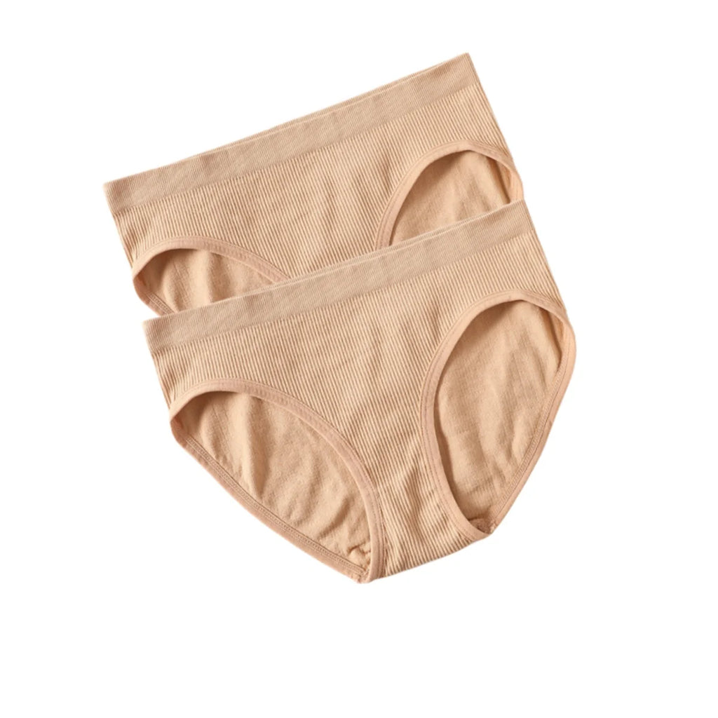 CowLost | product_id-2-pack-low-rise-seamless-womens-bikini-briefs-full-coverage-underwear |21