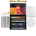 CowLost | drawing-painting-paper-product_id-acrylic-paint-set-12-24-colors-12ml-tubes-with-professional-brush-for-canvas-glass-paper-diy-wall-painting |23