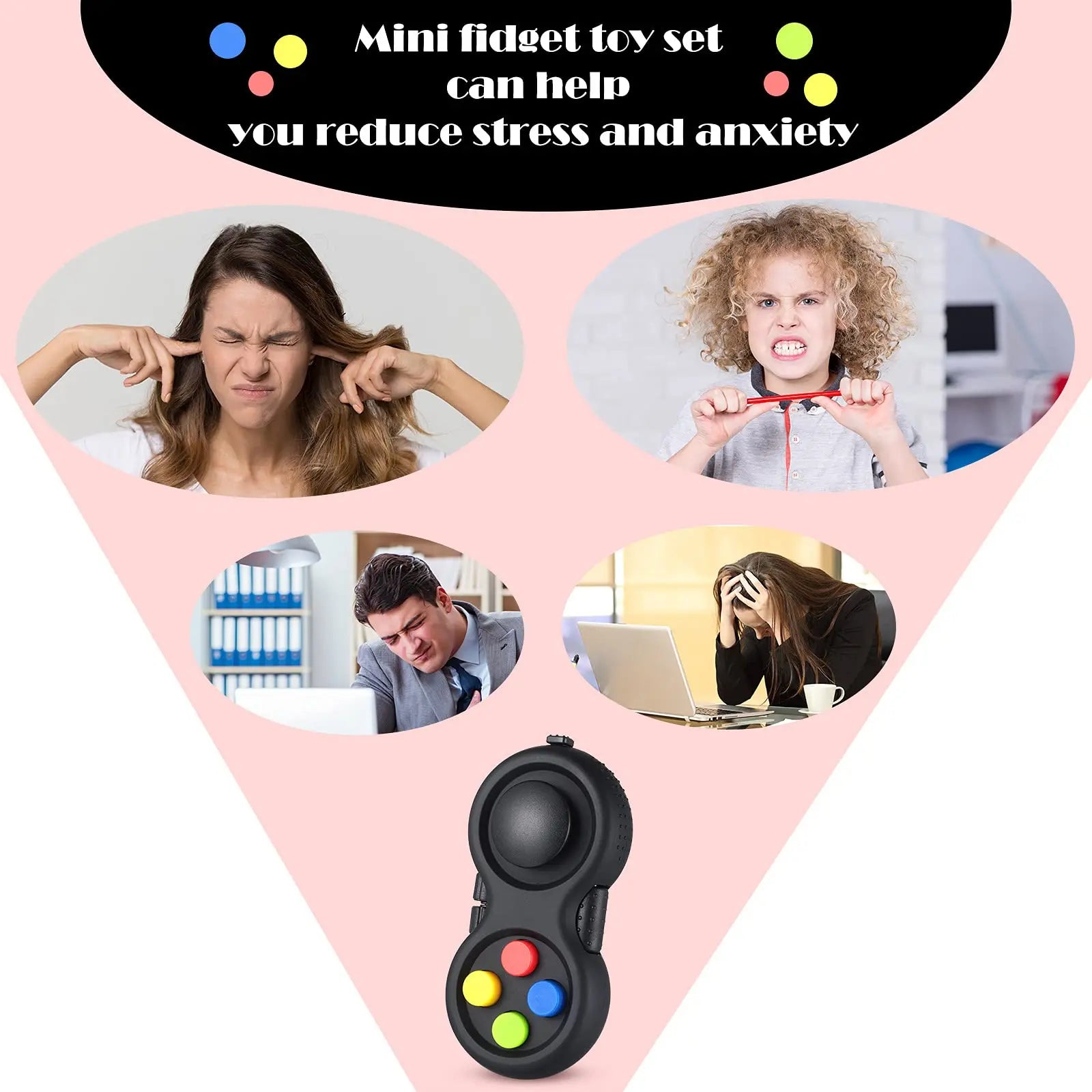 CowLost | fidget-pad-edc-anti-stress-sensory-toy-for-adults-and-kids-autism-adhd |2