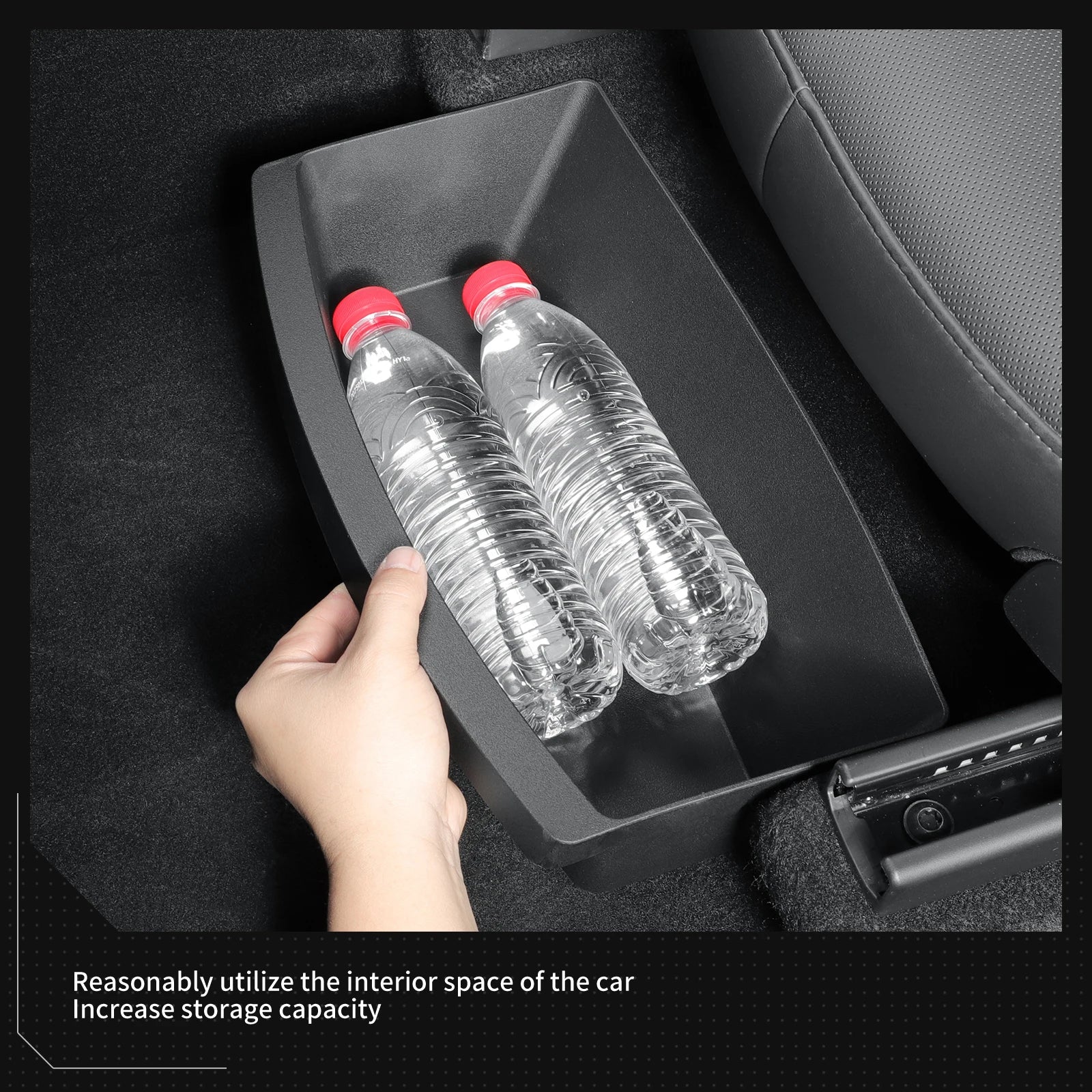 CowLost | for-tesla-model-y-juniper-launch-2025-under-seat-storage-box |9