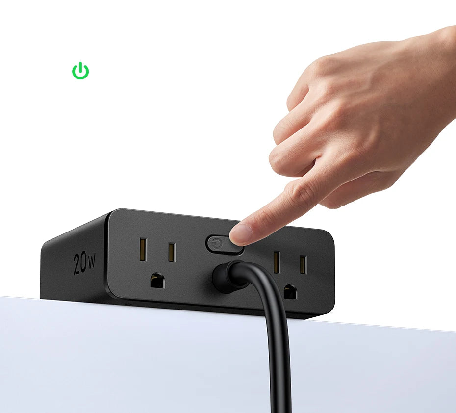 CowLost | ugreen-8-in-1-power-strip-us-plug-4-ac-outlets-3-usb-a-1-usb-c-2500w-fast-charger |20