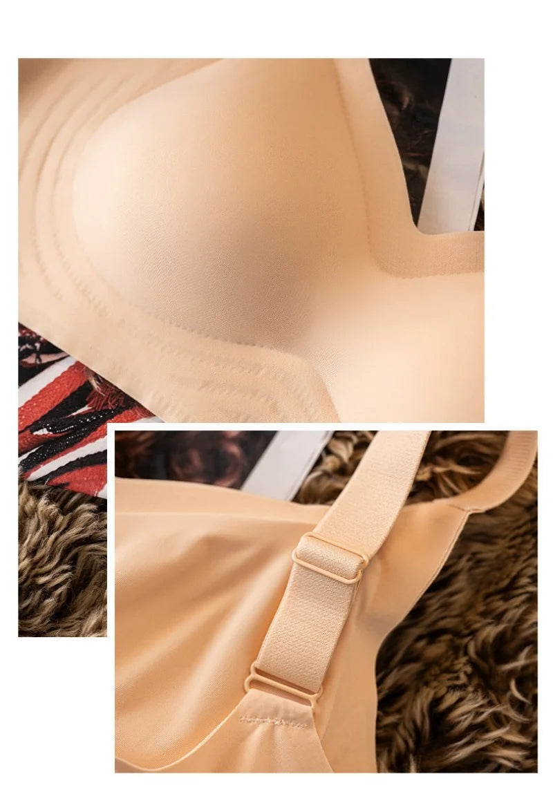 CowLost | product_id-plus-size-seamless-wire-free-push-up-bra-with-adjustable-straps-m-3xl |7