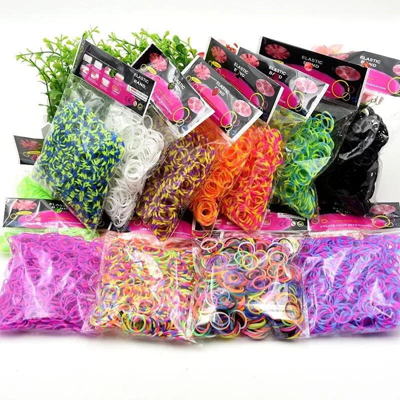 DIY Hand Loom Knitting Machine for Loom Bands, Bracelets, Clips & Charms