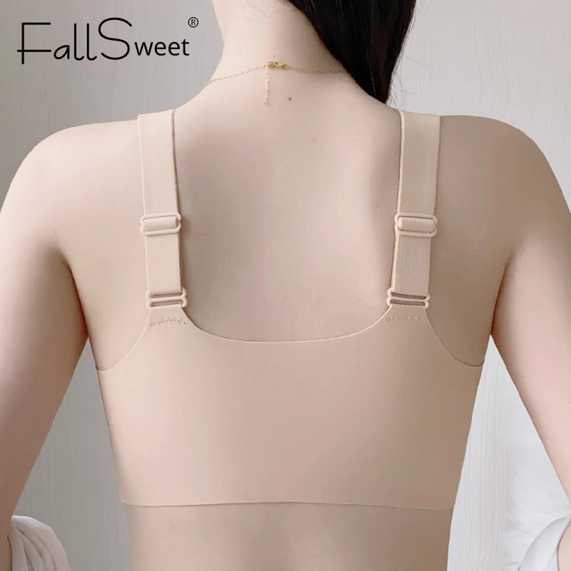CowLost | product_id-fallsweet-womens-plus-size-wireless-seamless-front-closure-bra-bcd-36-44 |3