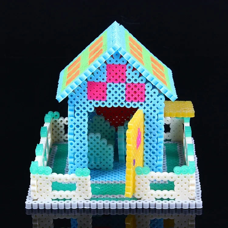 Perler 5mm Hama Beads 4800pcs 24 Colors Educational DIY Puzzle Toy Gift EVA Food Grade