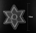 7 Types 2.6mm Perler Beads Pegboard Template for Hama Beads DIY Crafts Puzzle Tool