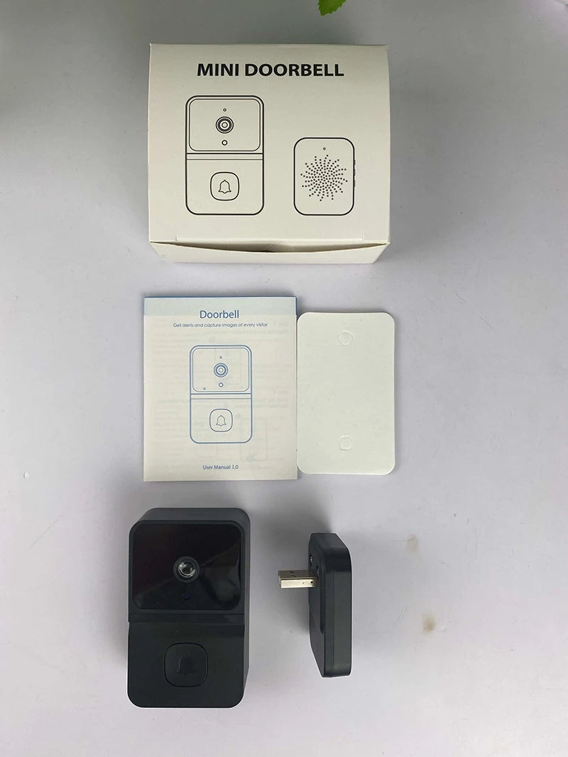 CowLost | wifi-video-doorbell-smart-home-wireless-security-protection-camera-ring-door-bell-intercom-night-vision-rechargeable-kement-app |11