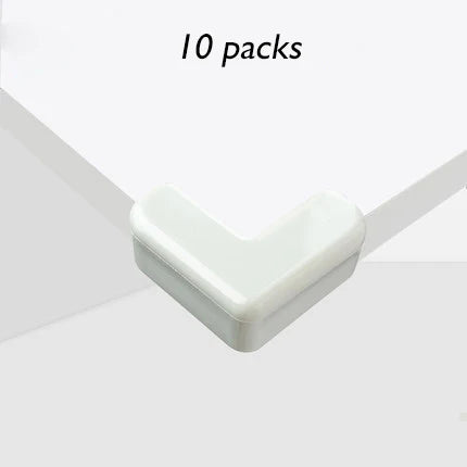 10pcs/lot Rubber Transparent L Shape Baby Safety Silicone Corner Protector