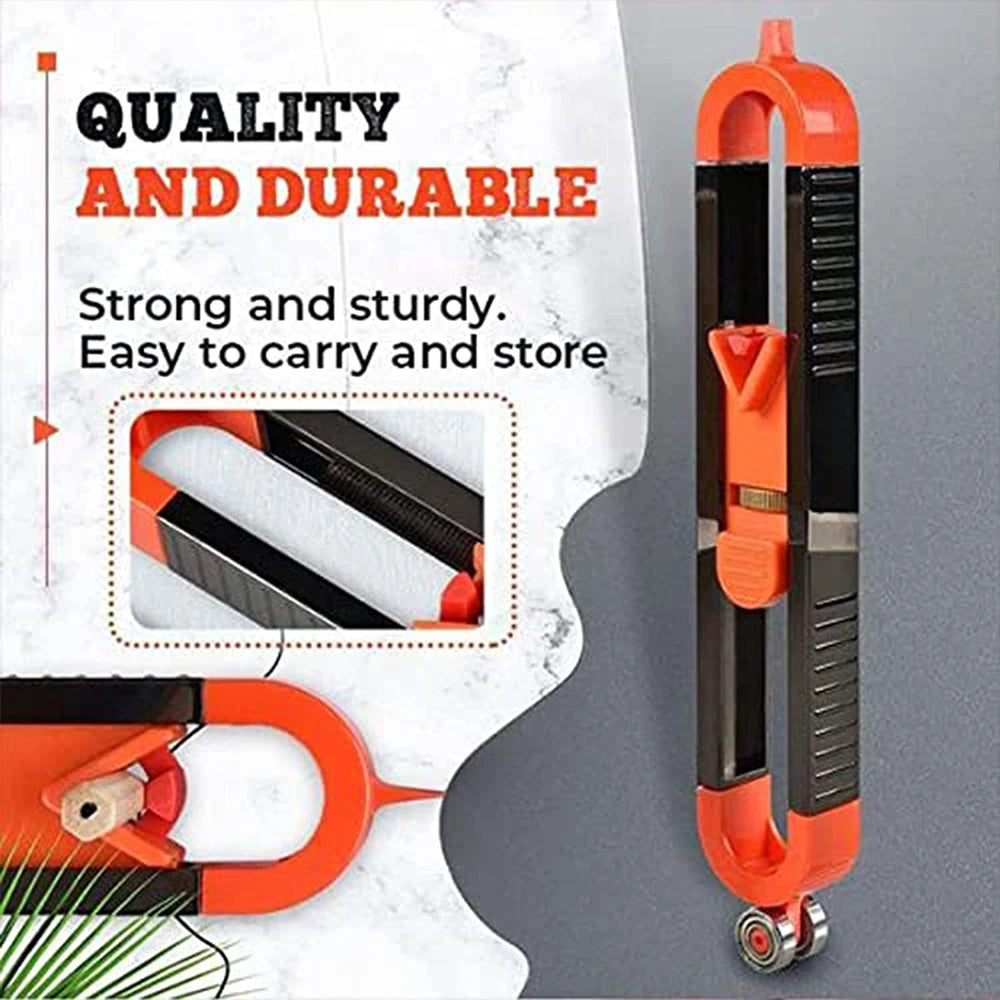 CowLost | profile-scribing-ruler-contour-gauge-with-lock-precise-scribe-tool-woodworking-edge-corner-measuring-profile-duplicator |4