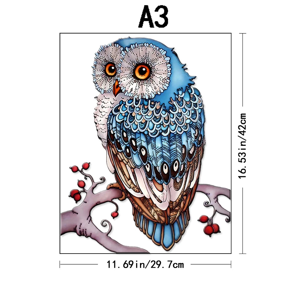 CowLost | product_id-owl-wooden-jigsaw-puzzle-for-teens-and-adults-unique-animal-shaped-gift |10