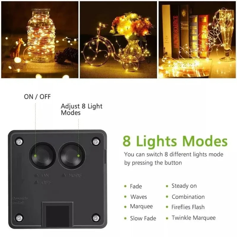 CowLost | product_id-32m-solar-powered-waterproof-led-fairy-lights-for-outdoor-garden-christmas-wedding-party-decor |8